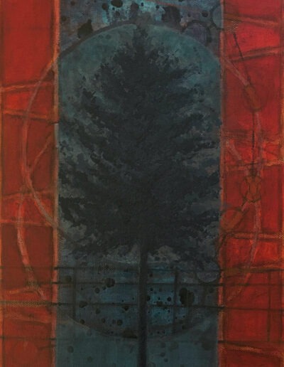 Painting on canvas from pinus series by Lee Ruelle.