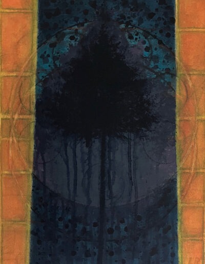 Painting on canvas from pinus series by Lee Ruelle.