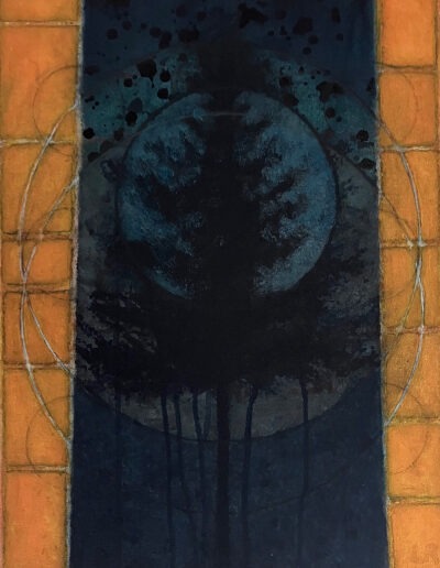 Painting on canvas from pinus series by Lee Ruelle.