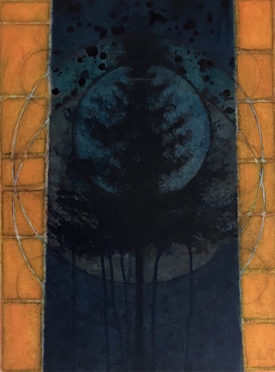 Painting on canvas from pinus series by Lee Ruelle.